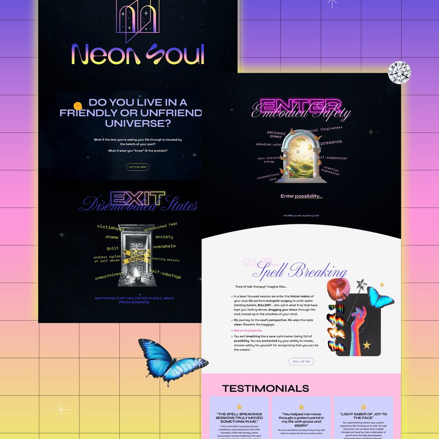 Neon Soul website