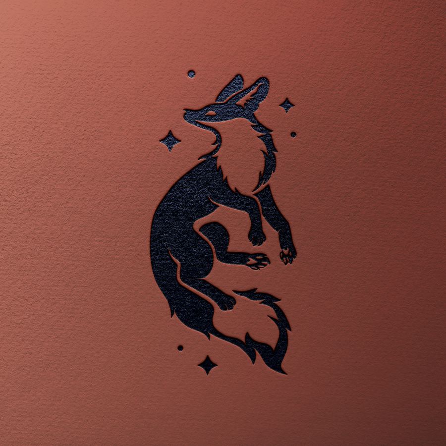 Fox logo emboss